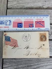 Rare Postally Used Patriotic Cover