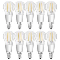 10 X Osram Led Filament Tropfen 5W = 40W E14 Klar 470Lm Warmweiß 2700K Dimmbar