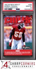 1992 SKYBOX IMPACT CHIEFS CHECKLIST #288 DERRICK THOMAS HOF POP 2 PSA 10