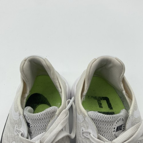 Scarpe da corsa sneakers uomo taglia 9,5 Nike Free RN 2018 942836-100 bianche - Foto 9 di 10