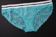 1 NEW Victoria's Secret VTG 2015 Thick Logo Lace Bikini Panty XL X-LARGE