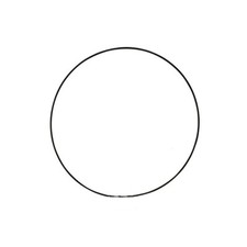 Metallring Deko-Ring Größe wählbar Ø 25 bis 50 cm schwarz Hochzeitsdeko