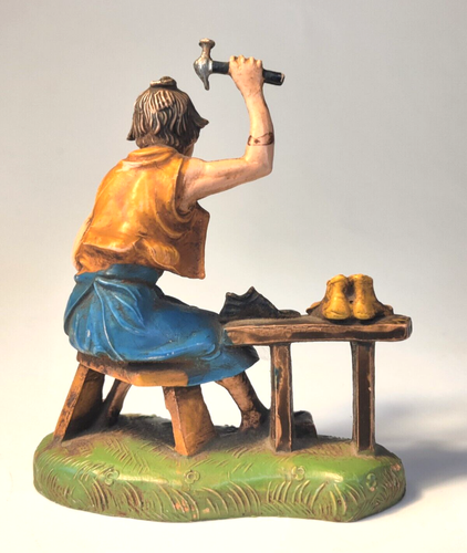 5 Italy Figures; 3 Depose: 118 Joel, 202 Cobbler, 204 Washerwoman + Goose, Dog - Picture 7 of 19