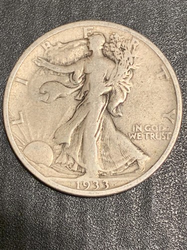 1933-S San Francisco Mint Silver Liberty Walking Half Dollar lot # 1949 - Picture 5 of 6