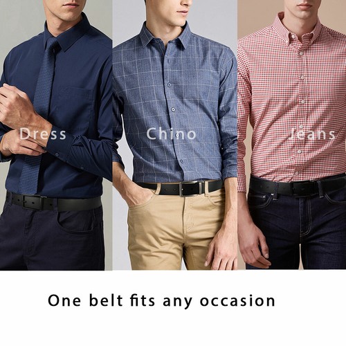 26inch-72inch Plus Size to 183cm Big and Tall Men Leather Belt 10 Years Warranty - Picture 4 of 7