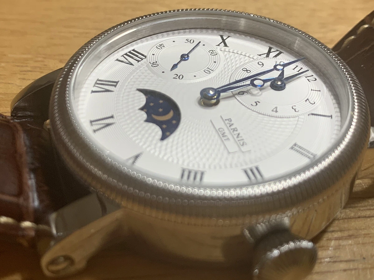 Parnis shop moonphase watch