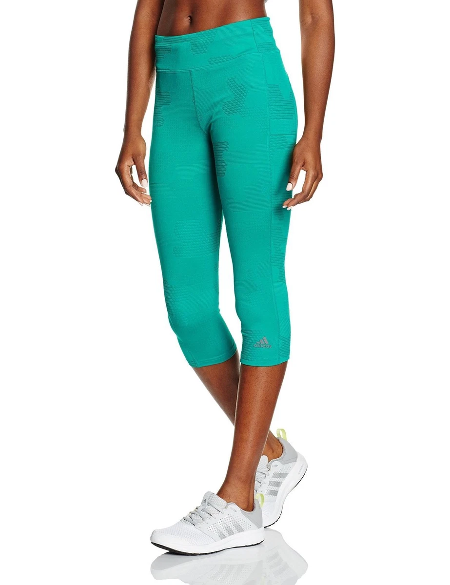 adidas Climalite Performance Women's 3/4 Length Tights Green