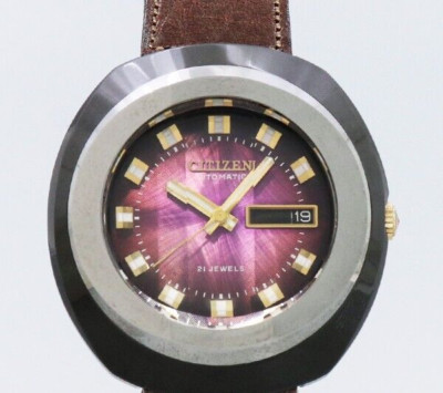 Citizen Custom V2 BLUA Case 21Jewels 41mm Automatic Winding 1973 Men's Watch