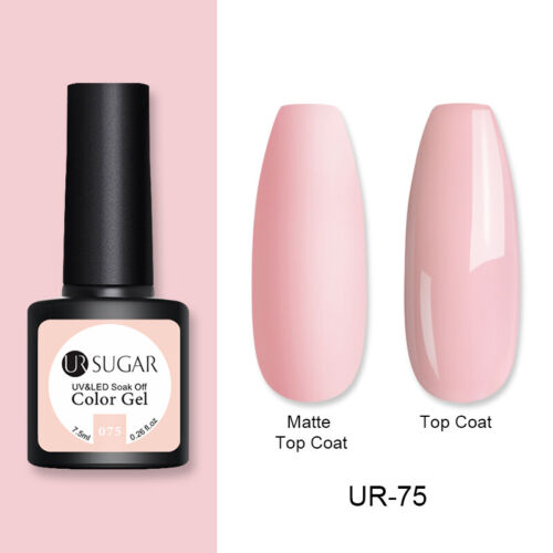 UR SUGAR 172 Colors UV Gel Polish Glitter Purple Top Base Gel Gel Varnish 7.5ml - Picture 72 of 119
