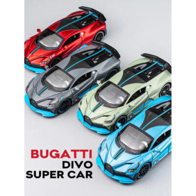 New Bugatti Veyron Super car Model Diecasts With Sound & Light for Kid Toy Gift