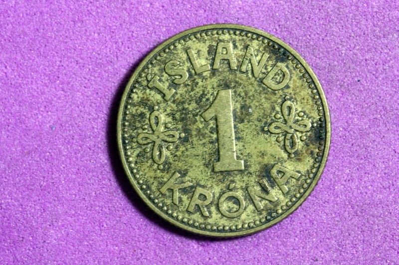 ESTATE FIND 1940 - Iceland 1 Krona!!  #J28461