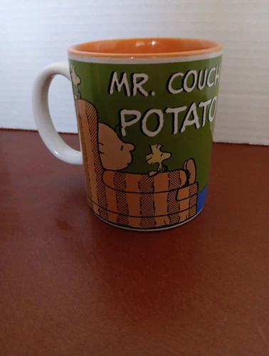 Gibson Coffee Cup “Mr. Couch Potato” Peanuts See Pictures 