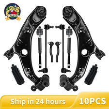 Front Lower Control Arms Ball Joint Sway Bar Tie Rod Boots for 2014-2017 Mazda 6