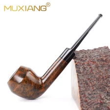 Freehand Pipe Briar Wooden Tobacco Pipe Handmade 9mm Straight Stem Smoking Pipe