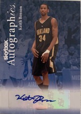 Keith Benson Oakland Basketball Fleer Retro Rookie autograph card 2012 Auto NBA. rookie card picture