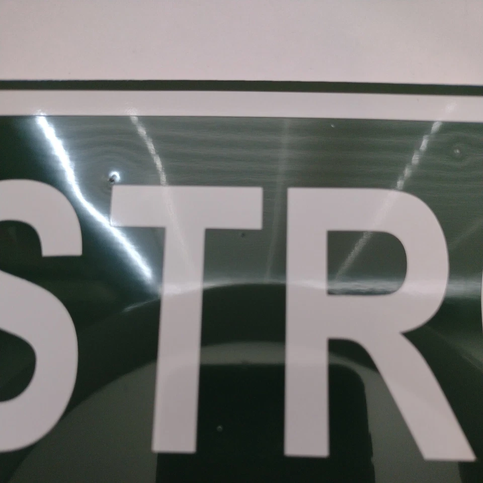 Letrero de calle Astronomy Drive - 18" X 4" de metal verde/blanco novedad - esmalte. Foto 3 de 4