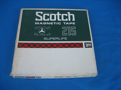Scotch 3M Superlife 18cm  540m Reel to Reel Recording Tape 7''  1800 ft