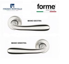 MEZZA MANIGLIA GOCCIA PER PORTE BLINDATE DESTRA O SINISTRA ROSETTA TONDA