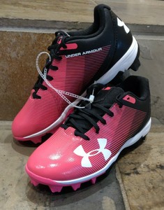 pink baseball cleats youth