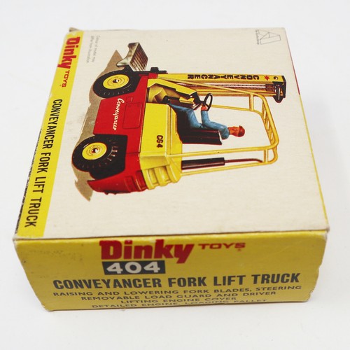 CAMIONETA ELEVADORA TRANSPORTADORA MECCANO DINKY TOYS 404 DE COLECCIÓN VEHÍCULO FUNDIDO A PRESIÓN EN CAJA - Imagen 3 de 12