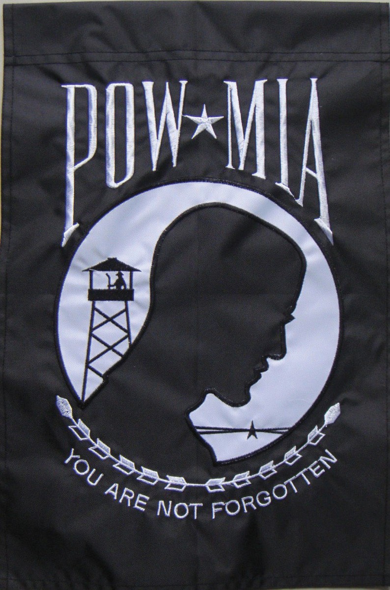 12x18 Printed POW MIA POWMIA Prisoner Of War Missing In Action You Are Not Forgotten Garden Flag 12"x18 - Foto 5