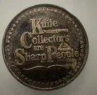 RARE SILVERTOWNE "KNIFE COLLECTORS ARE SHARP PEOPLE" 1 OZ. SILVER .999 COIN