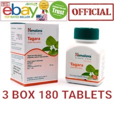 Tagara Himalaya OFFICIAL USA 3 Box 180 Tablets Calms Mind Nerve Cells Brain NEW
