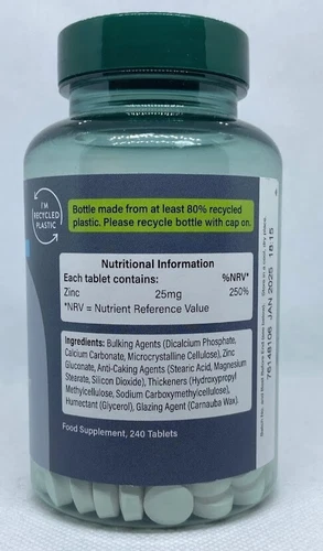 Holland & BarrettCalcium Magnesium Zinc + Iron & Vitamin C – Bone Immune Support - Picture 6 of 24