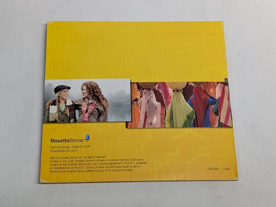 2010 Rosetta Stone v4 Version 4 Application & Turkish Level 1 CD Language Learn - Image 3 of 4