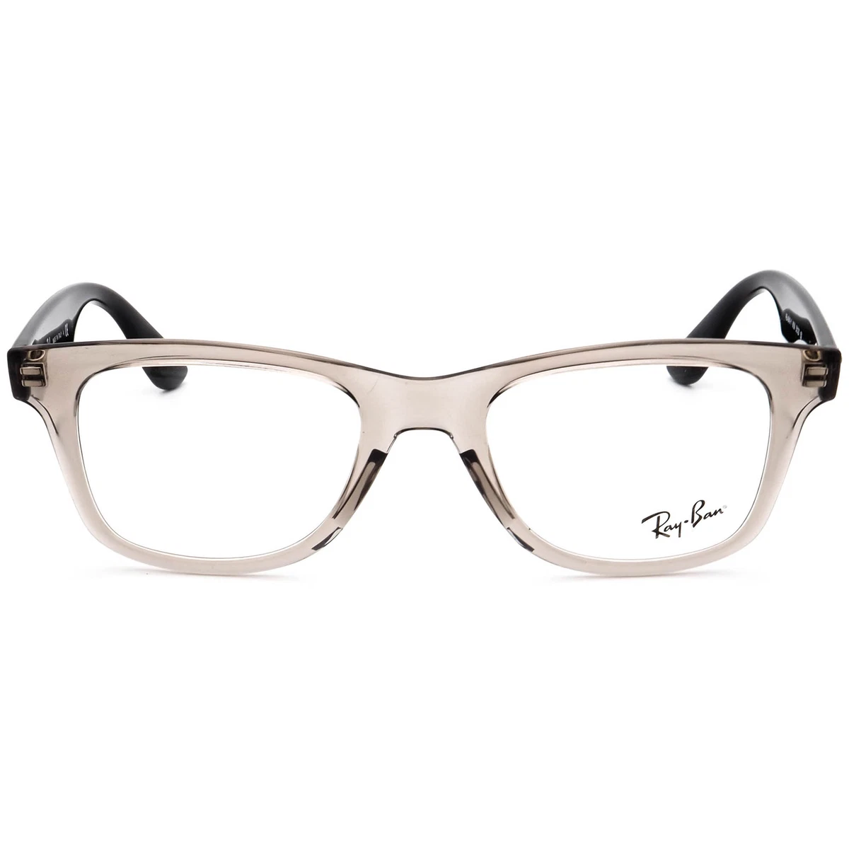 Ray Ban Eyeglasses RB 4640 V 8059 Clear Grey Black Square Frame Italy 50 20 150