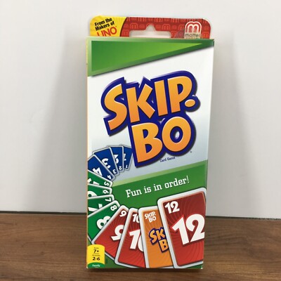 Skip Bo Card Game Mattel 2011 New In Package