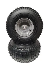 Set of (2) 15X6.00-6 Kenda Husqvarna Lawnmower Tires & Wheels Craftsman
