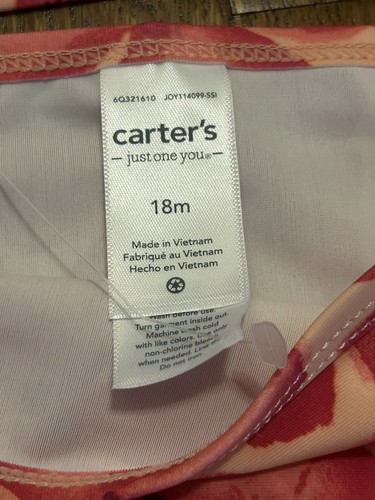 Carter's Just One You Toddler Girl Size 18 Months 2 Piece Swimsuit Set - Picture 6 of 8