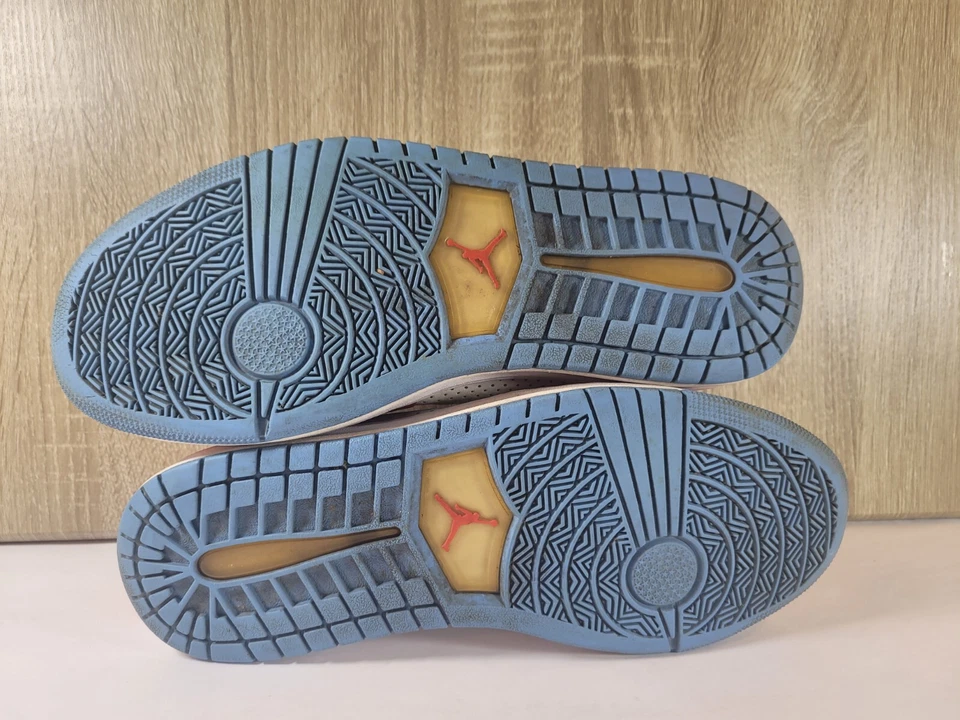 Zapato Nike Air Jordan Alpha 1 Low Para Hombre 10.5 EE. UU. Rojo Blanco Azul 453839-102 Foto 3 de 4