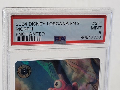 2024 Disney Lorcana EN 3 Enchanted #211 Morph PSA 9 MINT - Picture 4 of 5