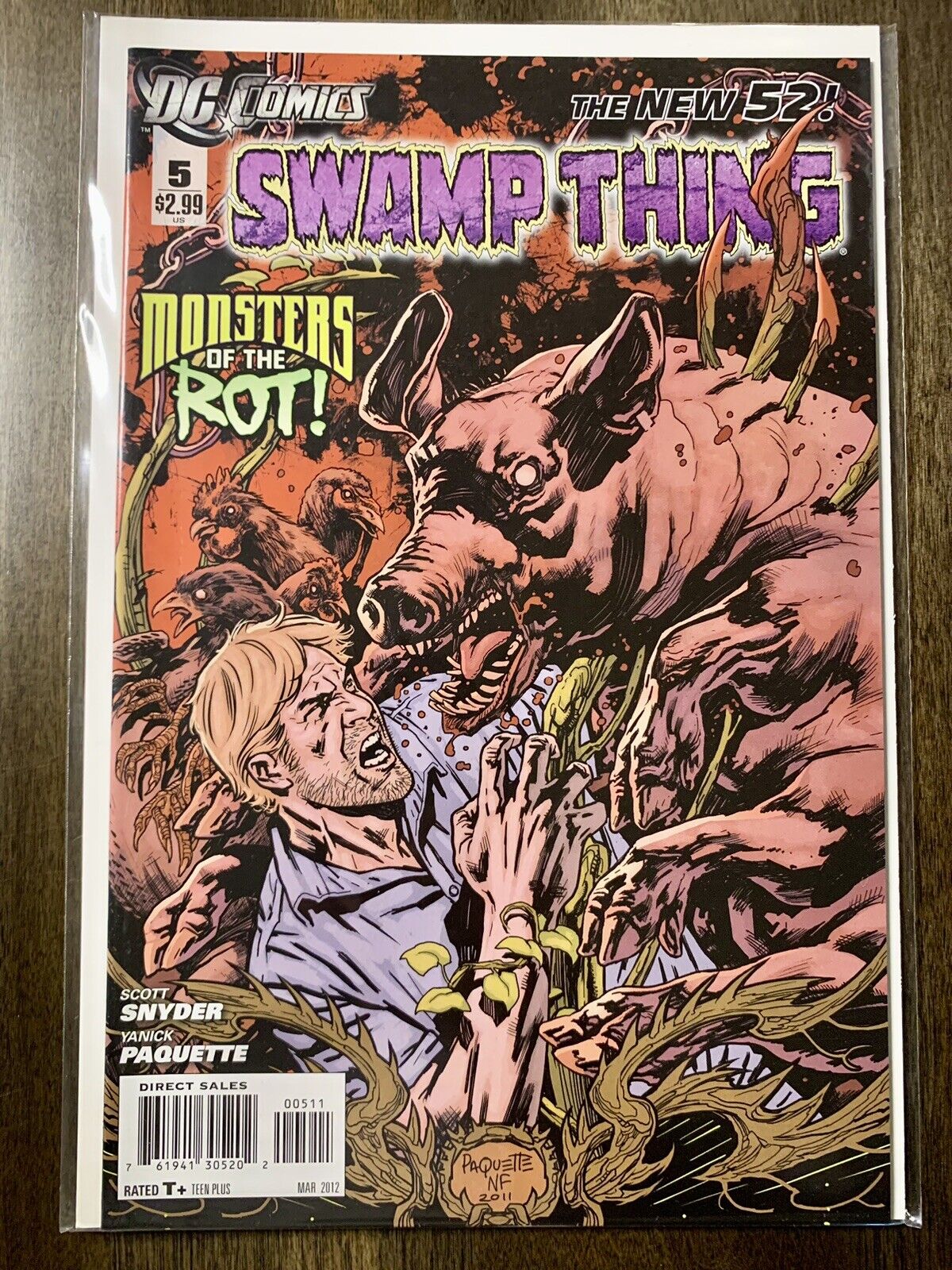 Swamp Thing #5 (DC Comics, March 2012) Comic Book