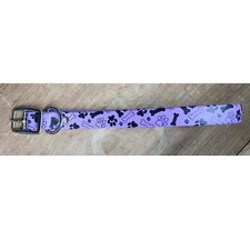 New 13"  Biothane Dog Collar with Paws & Dog Bone Print in Different Colors