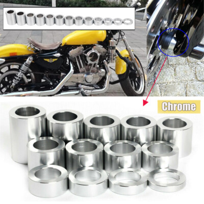 Wheel Axle Spacers Kit ID-3/4 OD-1-1/8 For Harley Heritage Softail