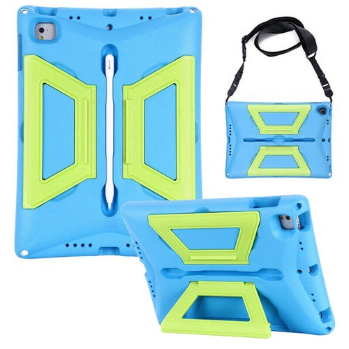 For iPad 5th 6th Air 1 2 Pro 9.7 Shockproof Kids EVA FOAM Stand Case Strap Cover - Picture 16 of 20