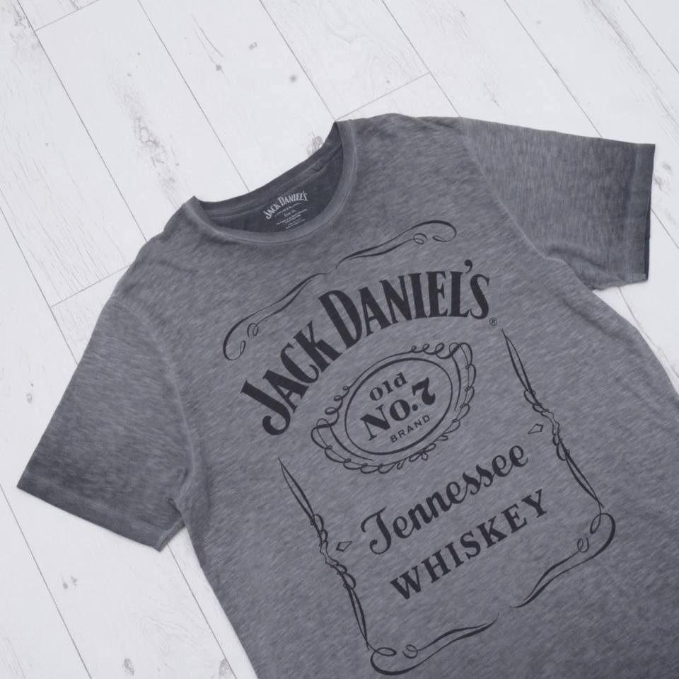 Camiseta Avant Garde × Estilo Y2K Merch Jack Daniels × Camiseta Rara Logo Grande Talla XL Foto 2 de 4