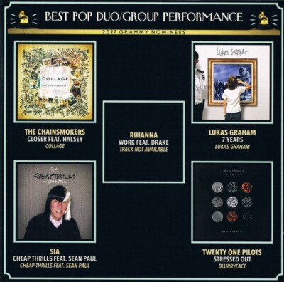 Grammy 2017 Nominees: (CD, Sleeved, Compulation, 2017) | eBay