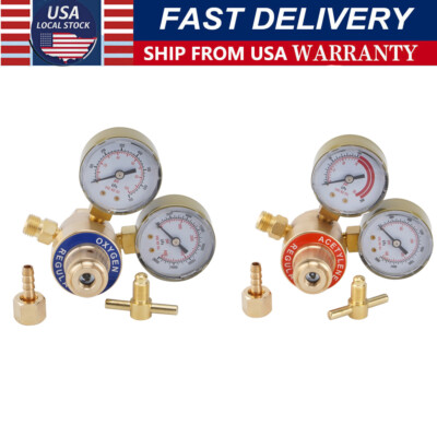 #ad Oxygen amp; Acetylene Welding Regulator Pressure Gauge Victor Style Cutting Welder $33.99