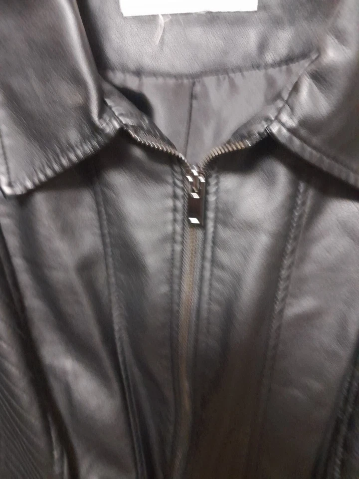 CHAQUETA AMERICAN RAG IMITACIÓN CUERO NEGRA TALLA 18/20 Foto 4 de 4