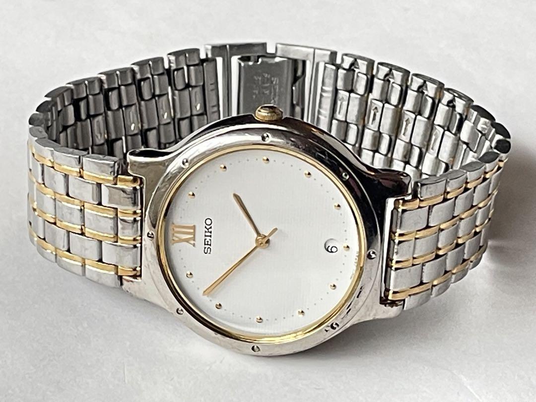 Seiko V732-0090 Calendar Dress Watch | eBay
