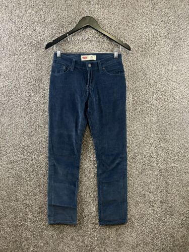 Levi's 511 Slim Cords Boys Size 14R (27x27) Blue Corduroy Pants Stretch |  eBay