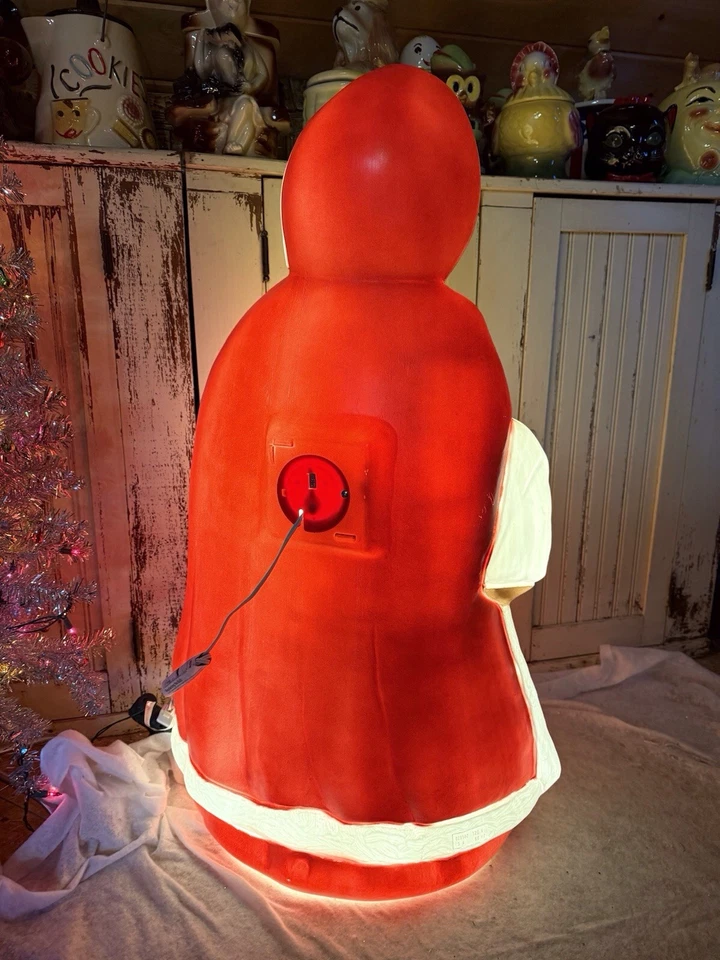 Blow Mold  Nostalgic Christmas Mrs. Claus General Foam Mold Newly Made USA 40” - Image 3 of 4