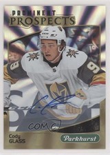 2019 Upper Deck Parkhurst Prominent Prospects Gold Cody Glass #PP-25 Auto 0je4