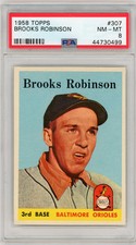 1958 Topps Brooks Robinson #307 PSA 8