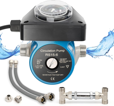 #ad #ad 595916 Hot Water Recirculating Pump Recirculation System 25 WattsProgrammable T $130.99