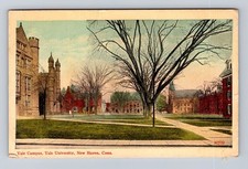 New Haven CT- Connecticut, Yale Campus, University, Vintage Souvenir Postcard New Haven CT- Connecticut, Yale Campus, University, Vintage Souvenir Postcard